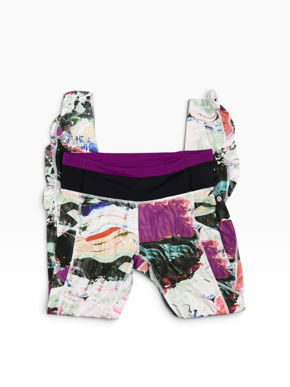 Lululemon Run Inspire Crop II All Full On Luxtreme
Pigment Wave Multi Black Sz 6